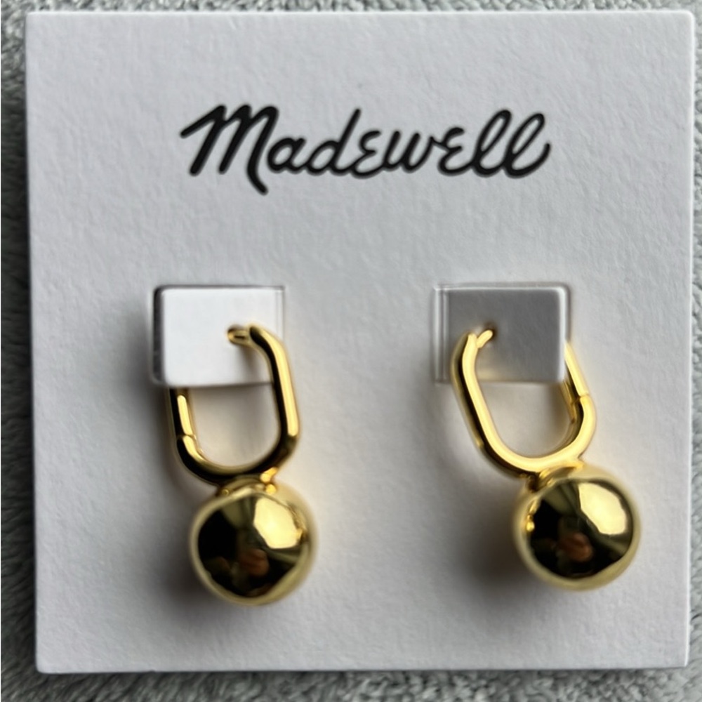 Madewell Gold Drop Earrings - Picture 3 of 4